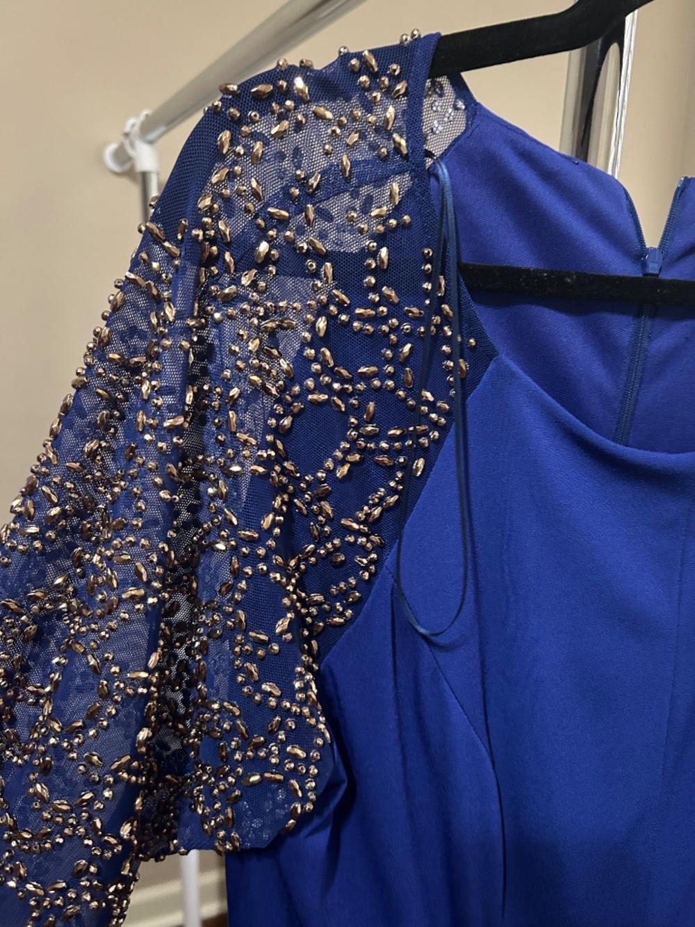 Leslie Fay beaded sleeve dresses - Picture 3 of 4